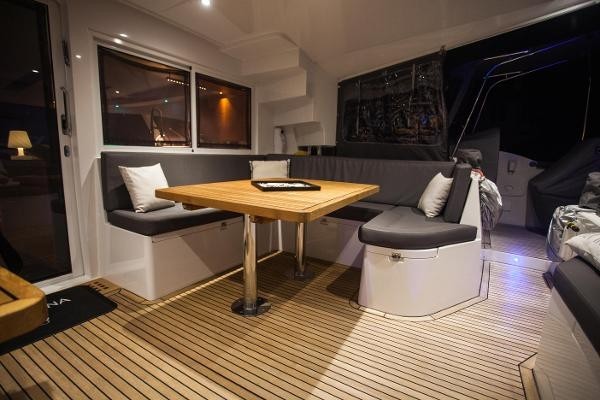Used Sail Catamaran for Sale 2013 Nautitech 542 Layout & Accommodations